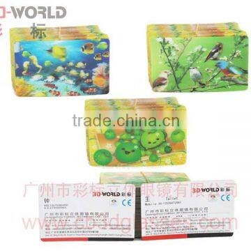 Amazing visual effect 3d advertising card with real top quality