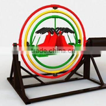 playground rides human gyroscope amusement rides 3D space ring