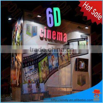 2015 6 Dof Hydraulic System and Electric System 3d,4d,5d,6d,7d,9d,12d Simulator Mobile Cinema Equipment photo-2