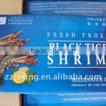 fresh frozen black tiger shrimp