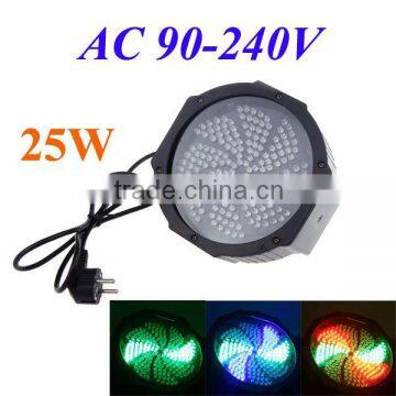 DM-512 RGBW LED Stage PAR Light Lighting Strobe Professional 8 Channel Party Disco Show 25W AC 90-240V 192LEDs Stage Light