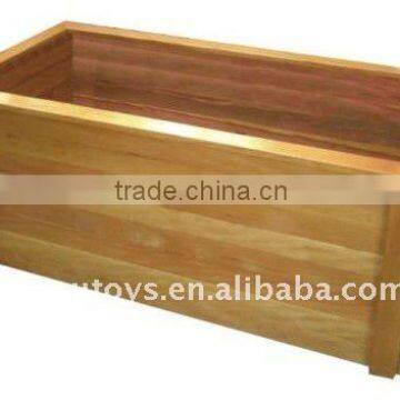 Outdoor Large Wood Flower Pot