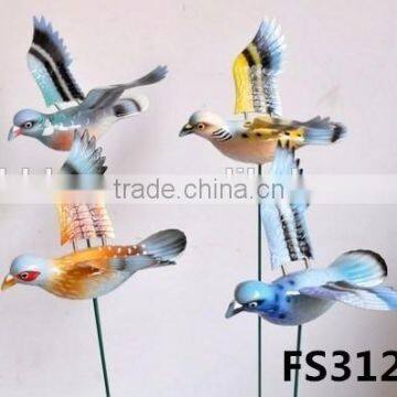 6 inch Seagull Decorative Bird Plastic Garden Stakes