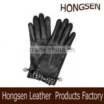 HS100 Ladies fashion leather gloves