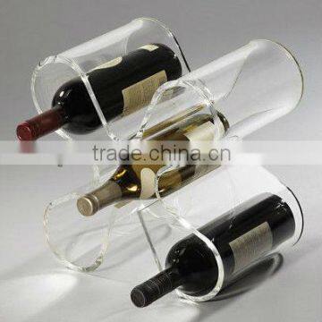 Pop acrylic wine bottle holder