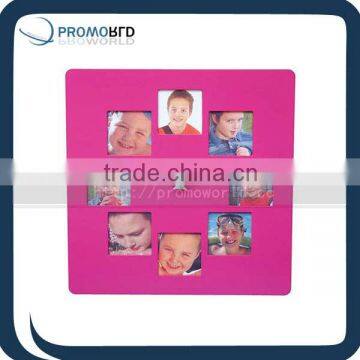 Plastic Photo Frame Clock Fashion Clock Display