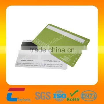 Great Creative plastic card with signature stripe