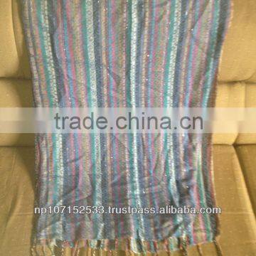 Silk Viscose Scarf With Summer Multy Flower photo-3