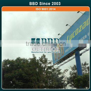 Professional china factory supplier outdoor street advertising outdoor board steel structure