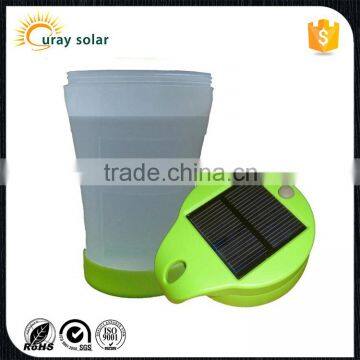 Super bright portable solar LED cup lamp Bulb Light