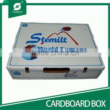 PRINTED CARDBOARD BOX FOR FRUIT CHERRY PACKING BOX