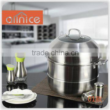 New Stainless steel couscous with steamer couscous pot/High grade couscoussier/food steamer pot