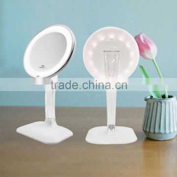 make up mirror standing mirror LED desktop vanity cosmetics mirror