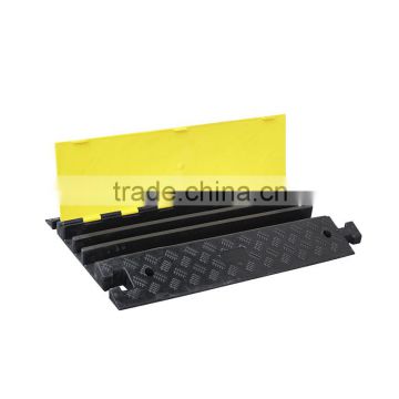 900*600*75mm 3 channels rubber cable protector speed ramp