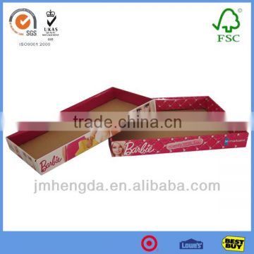 Fashion Design Offset Printing Corrugated Trays For Toy Packaging