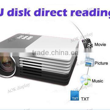 Home Theater Cinema Multimedia Player LED Video TV Beamer Projector with HDMI /AV/VGA/SD/USB Portable Led TV Projectors