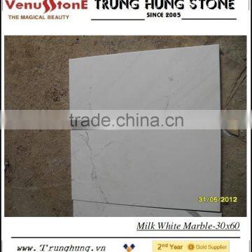 Vietnam Milky White Marble 30x60 photo-2