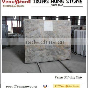 Vietnam Light Grey Panther Marble Slab