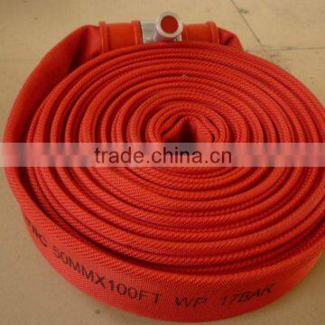 Red PU fire hose