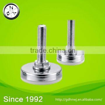 Logistics centre plastic+iron / White/Black/Silver / office desk adjustable screw feet / leg mat glide (AF3111)