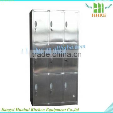 New design customized stainless steel wardrobe cabinet high quality