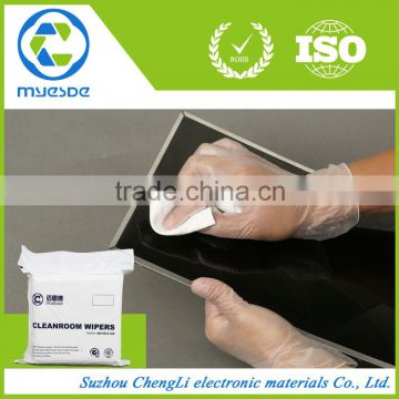 9*9 Laser Cut China Manufacturer LCD PCB polyester cleaning cloth