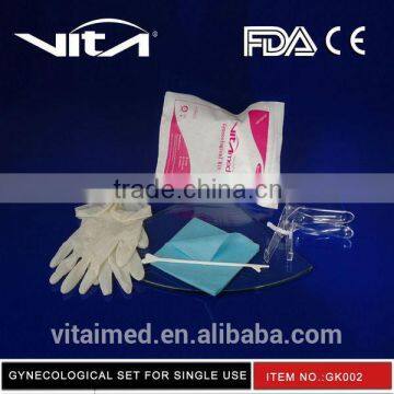 Disposable Gynecological Set for Single Use with EO Sterilized