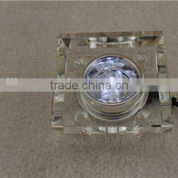 Factory New design crystal led edge lit base