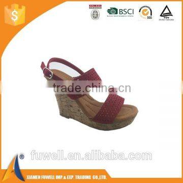 Fashion women PU upper and TPR sole high heels sandal ladis sandal shoe                        
                                                                                Supplier's Choice