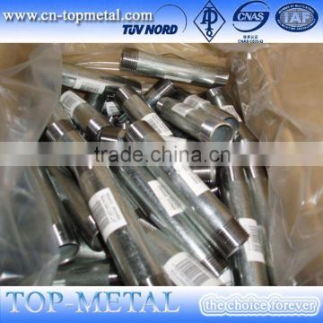 galvanized npt full thread nipple