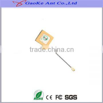 Internal gps ceramic patch antenna without cable