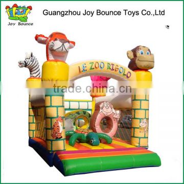 zoo jumping castle trampoline small inflatable baby bounce house