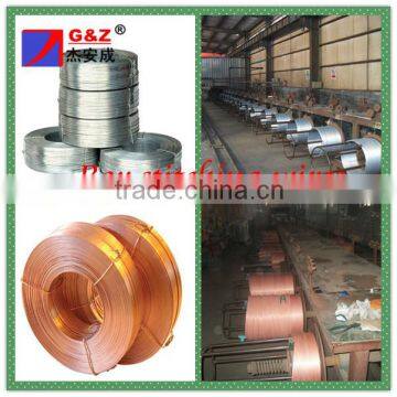 Mild steel copper coated flat corrugated paperboard box stitching wire