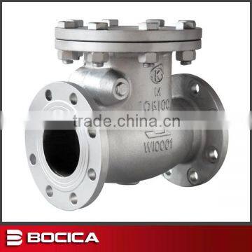 industrial wcb A216 flange end check valve