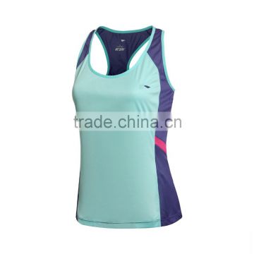 90% CoolDry 10% Spandex Running Shirts Women's Dri Fit Shirts Wholesale