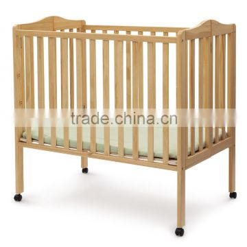 new design friendly solid bamboo portable baby crib folding bamboo baby cot