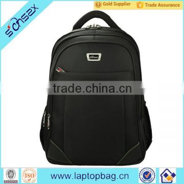 Hot simple black 13 inch laptop backpacks