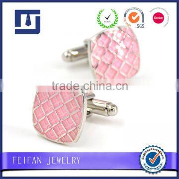 Elegant Design Square Shape Enamel Cufflinks