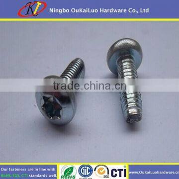 Torx self tapping screw in carbon steel- hi-lo type