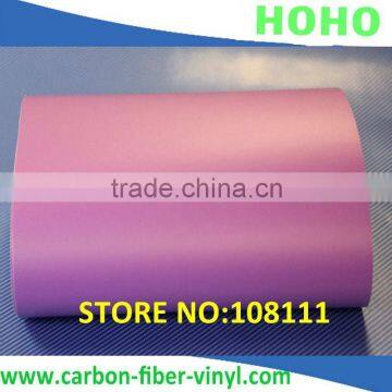 Pink air bubble free matte vinyl sticker car wrap paper self-adhesive vinyl sheet 1.52*30m 1.52*30m HQ