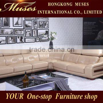 2015Modern hot corner leather sofa S70011