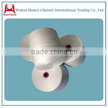 Industrial Sewing Thread Stock Lots Plastic Yarn Dyeing Cone Spun Polyester Yarn With Good Quality by Chinese Supplier photo-3