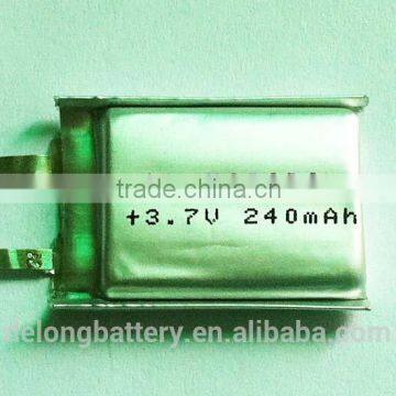 3.7v Lithium Polymer Battery 240mAh (502030)