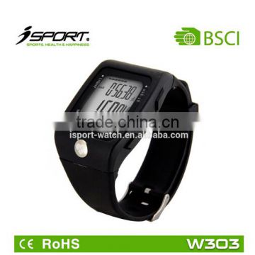 finger touch heart rate monitor watch tracking heart rate steps distance calorie CE RoHs FCC