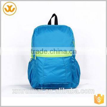 2015 new fashion colorful multifunction backpack blue oxford waterproof shoulder bag