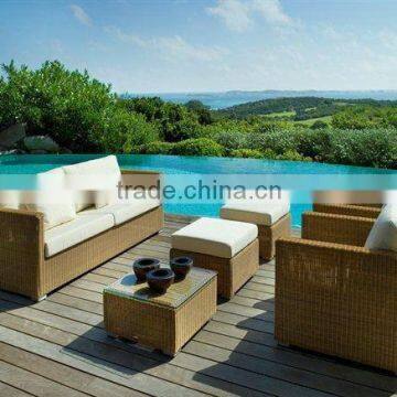 2013 new design Patio Sofa - Hotsale Brown Swimming pool sofa furniture