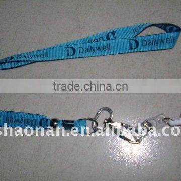 New design Screen polyester lanyard with idbadge reel