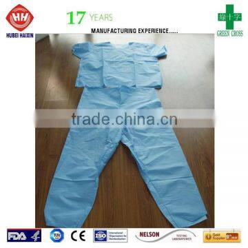 PP disposable medic scrub suit manufacturer disposable scrub jackets