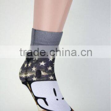 sublimation boy tube sock photo printing ankle sock digital sock