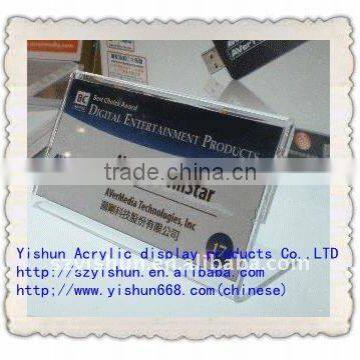 Acrylic 2mm Thickness Card Holder